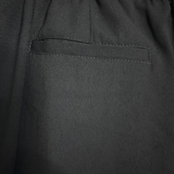 Nordstrom Rack Women's Wide Leg Pleated Front Elastic Waist Pants NWT Black XL - Picture 9 of 15